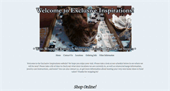 Desktop Screenshot of exclusiveinspirations.com